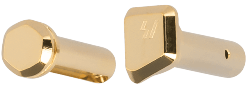 Strike Industries AREPTPGC Extended Takedown Pivot Pins Gold Steel AR-15 M4 M16