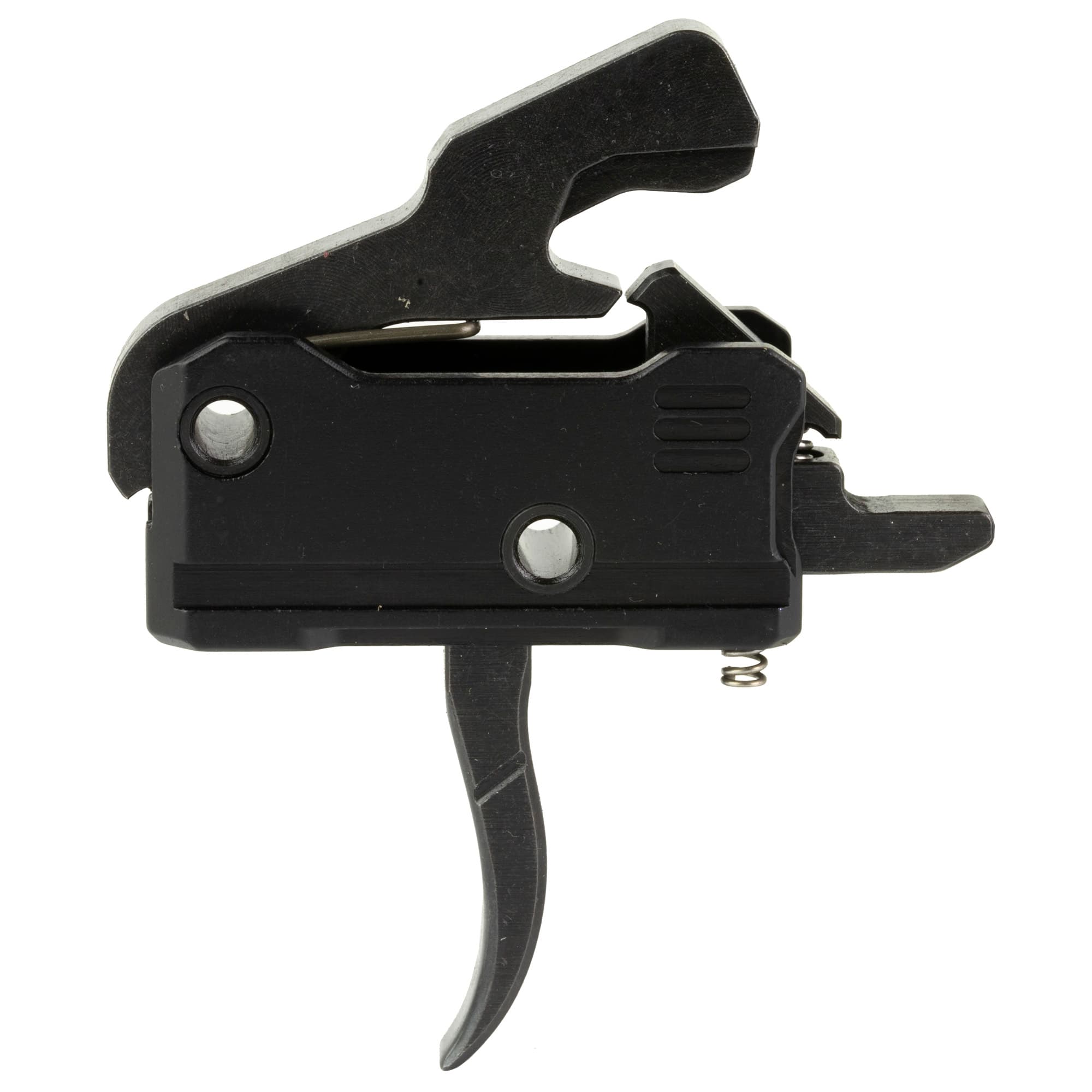 Rise Armament T017BLK RA-140 Super Sporting Single-Stage Curved Trigger with 3.50 lbs Draw Weight & Black Hardcoat Anodized Finish for AR-Platform Right