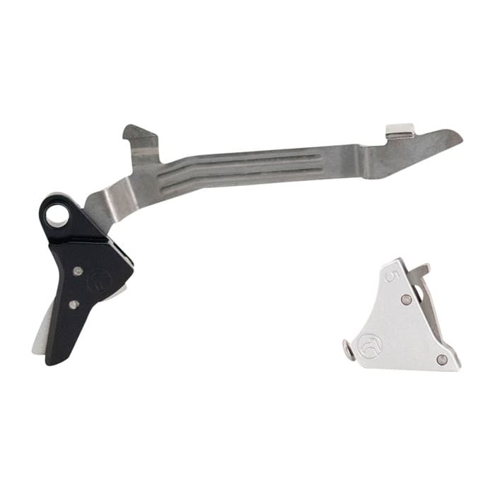 Timney Triggers Alpha Competition Silver Straight Trigger for Glock Gen5 and Glock 44