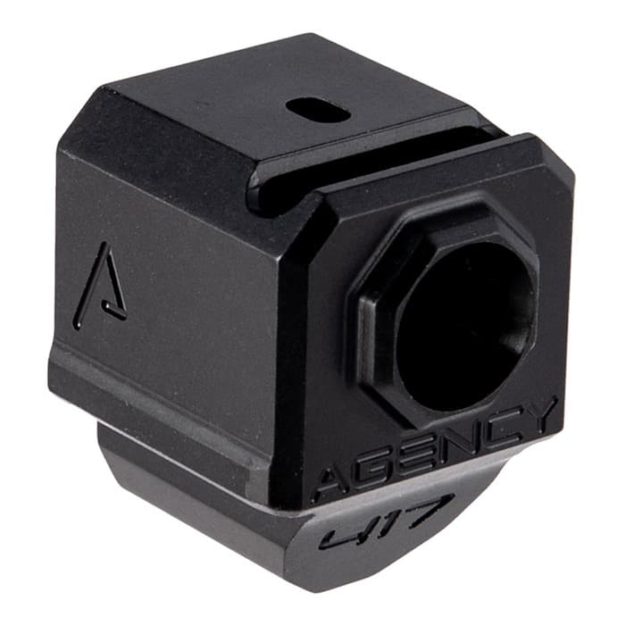 Agency Arms 417S Single Port Compensator Glock Gen 4 9mm