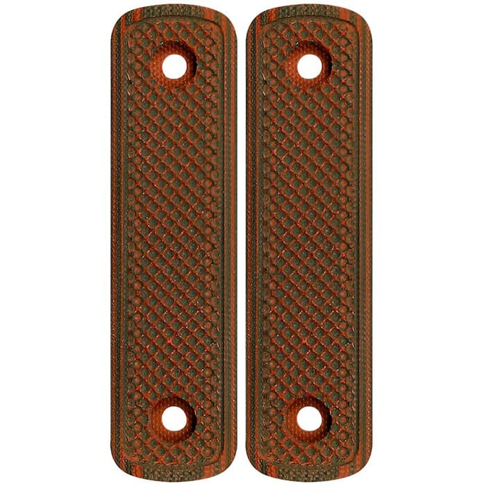 Midwest Industries Lever Stock G10 Straight Grip Red/Black