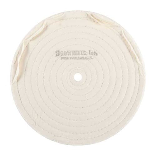 8'' STITCHED MUSLIN WHEEL 1/2'' ARBOR