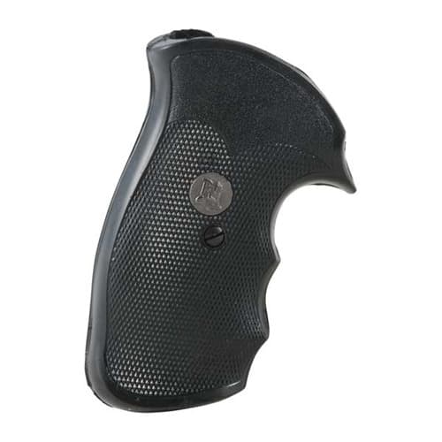 Pachmayr Decelerator Grip Checkered Rubber with Finger Grooves for S&W N Frame