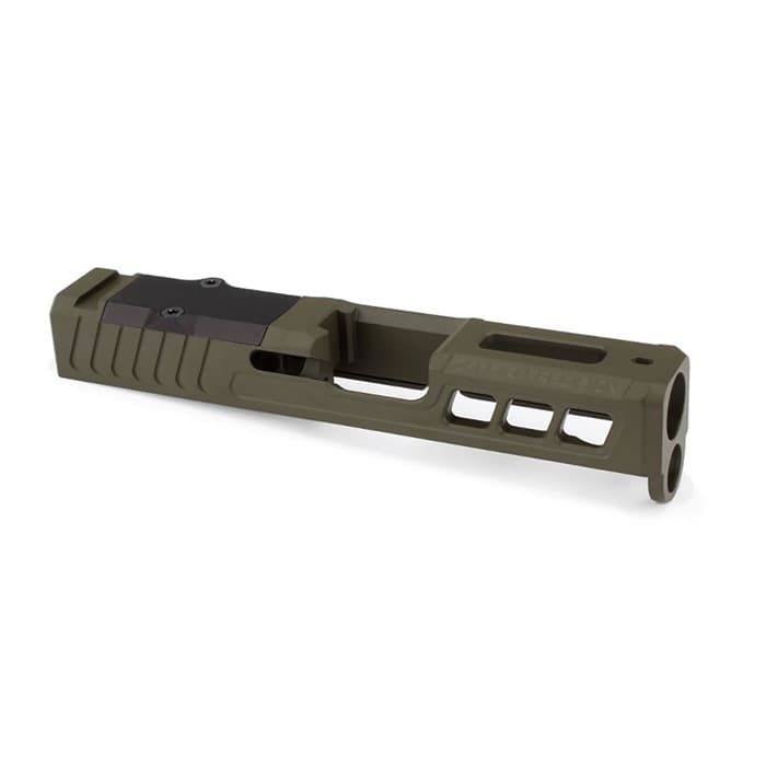 Zaffiri Precision ZPS3 Slide RMSc Cut Olive Drab Glock 43 43X Optics Ready