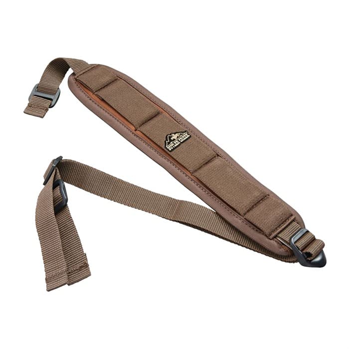 Butler Creek 180015 Comfort Stretch Rifle Sling Brown Neoprene w/Non-Slip Grippers 20"-46" OAL 2.50" Wide Adjustable Design