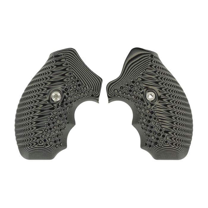 VZ Grips Smith & Wesson J Frame Operator II G-10 Black Gray Wraparound