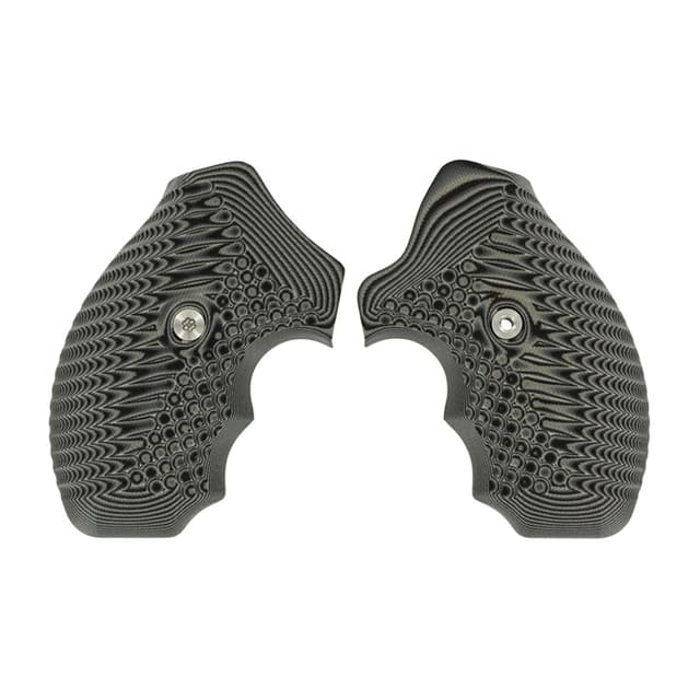 VZ Grips Smith & Wesson J Frame Operator II G-10 Black Gray Wraparound