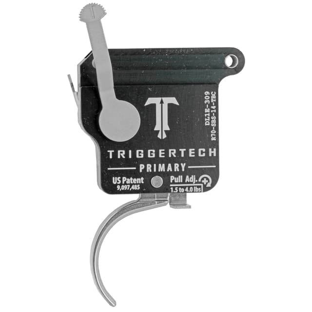 TriggerTech Rem 700 Primary Single Stage Trigger Stainless Traditional Curved Safety
