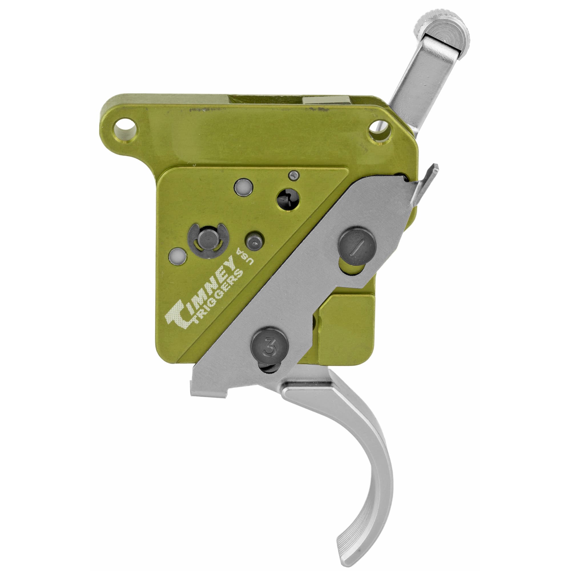 Timney Trigger Remington 700 with Safety Adjustable Nickel Finish 2-4lbs Pull Weight