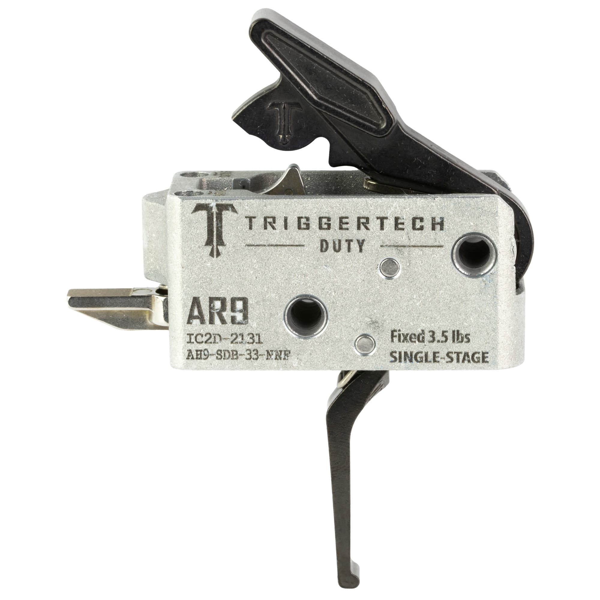 TriggerTech Duty Flat Trigger Single-Stage 3.5 lbs Draw Weight AR-9