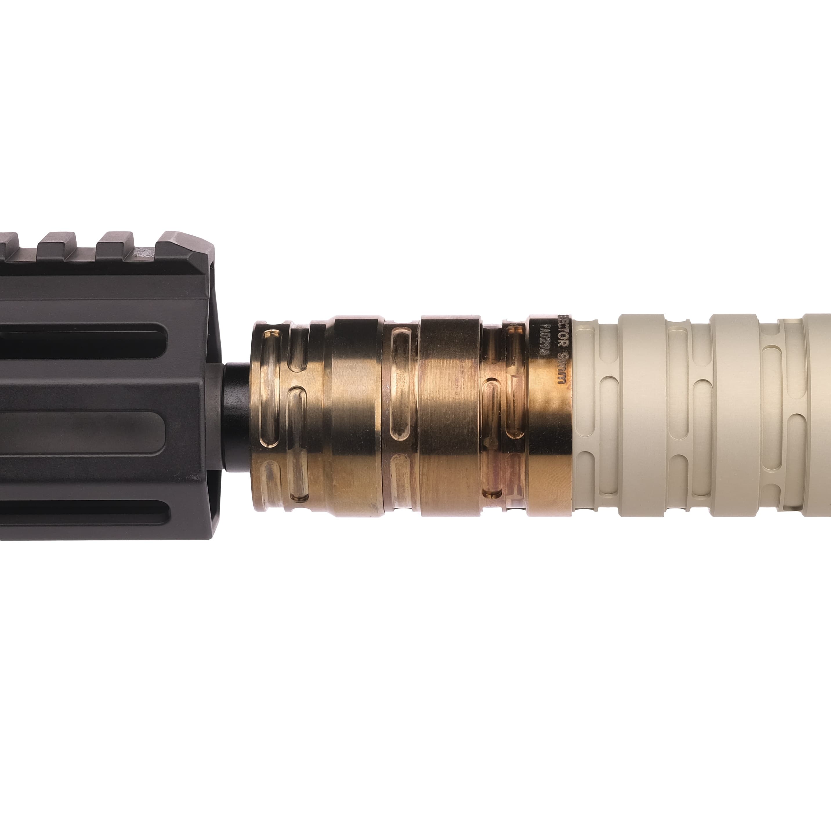 Q LLC Direct Mount for Erect9r 9mm Luger M13.5-1 17-4 Stainless Steel