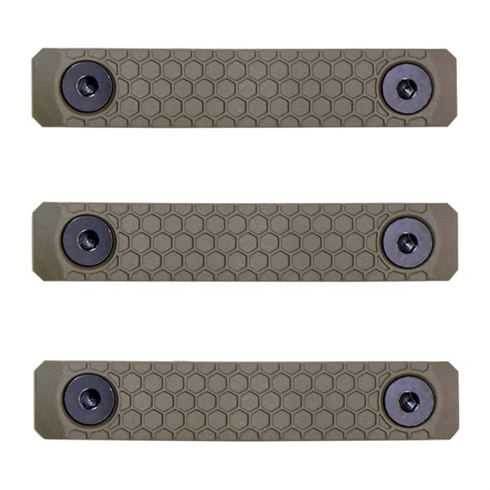 Slate Black Industries Grip M-LOK Panels 2 Slot Flat Dark Earth AR-15 Polymer