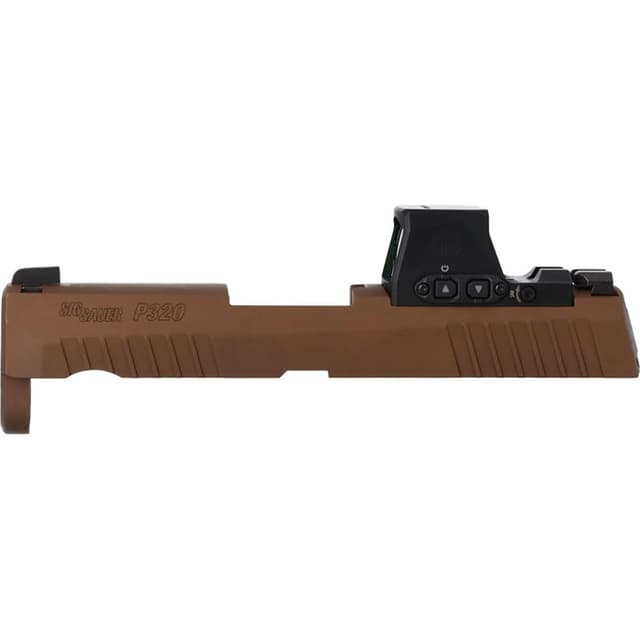 Sig Sauer P320 ROMEO-X 9mm Coyote Brown Assembled Handgun Slide