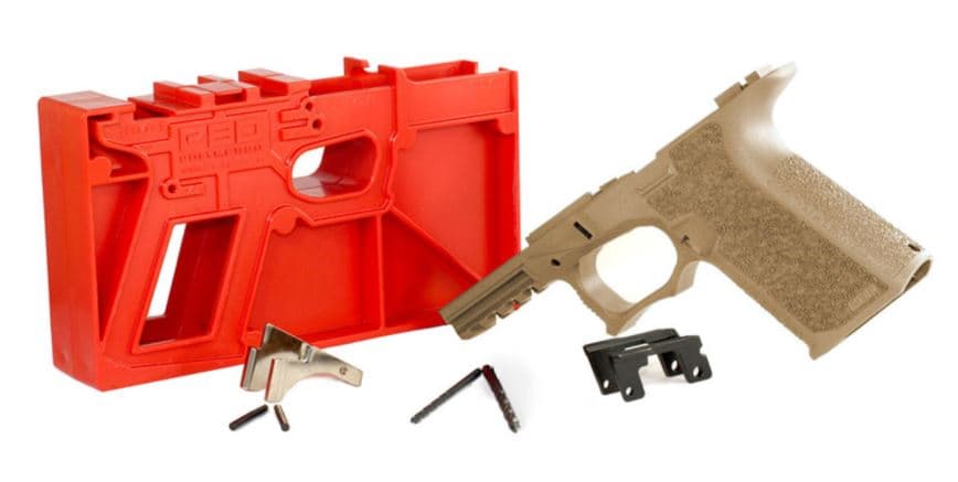 Polymer 80 Pf940c 80 Percent Compact Frame Kit Fde Glock 19 23 Gen3