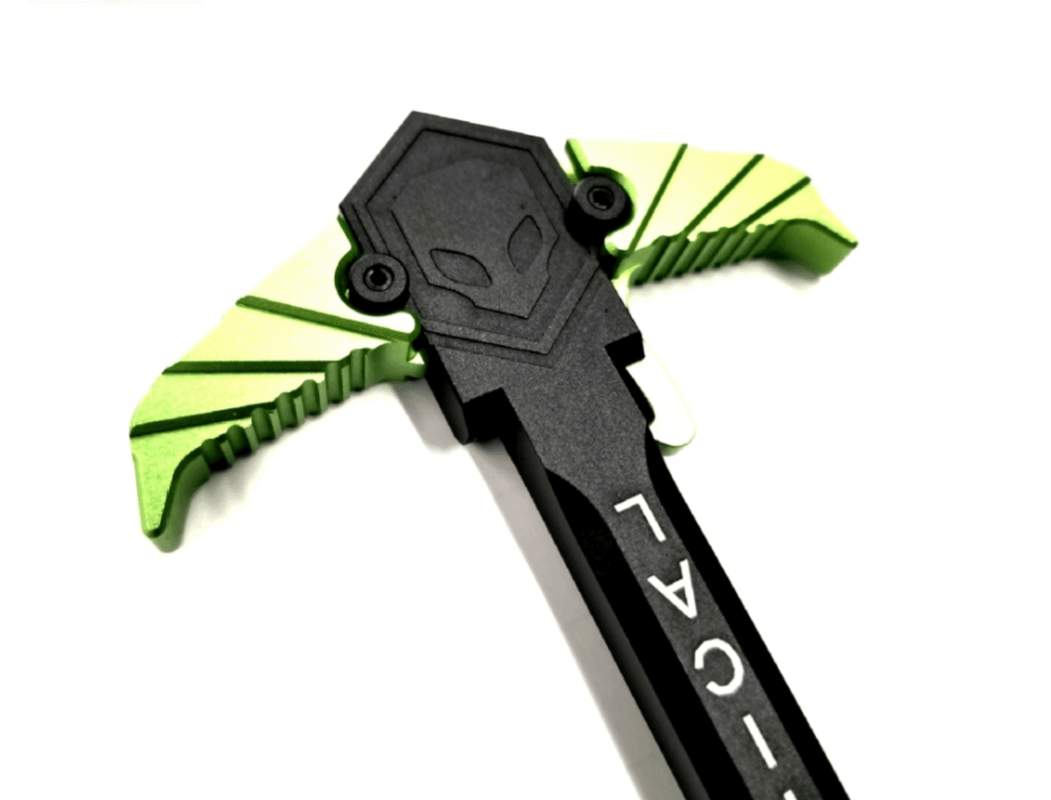 Alien Armory Tactical Gravity Ach Ambi Charging Handle Green 7075 Aluminum