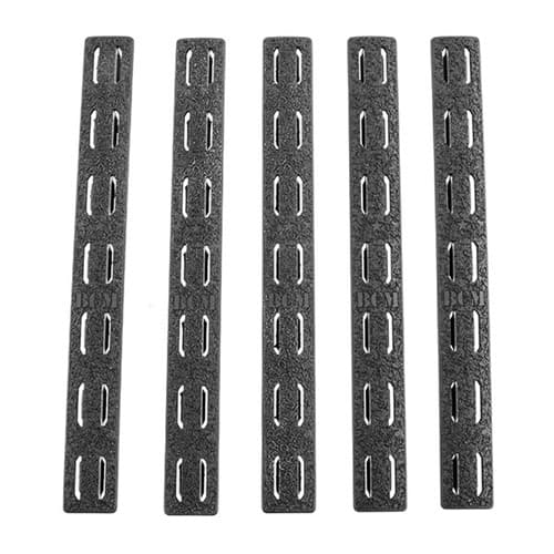 Bravo Company USA KMRRP Rail Panel Kit KeyMod 5.55" Polymer 5 Pack
