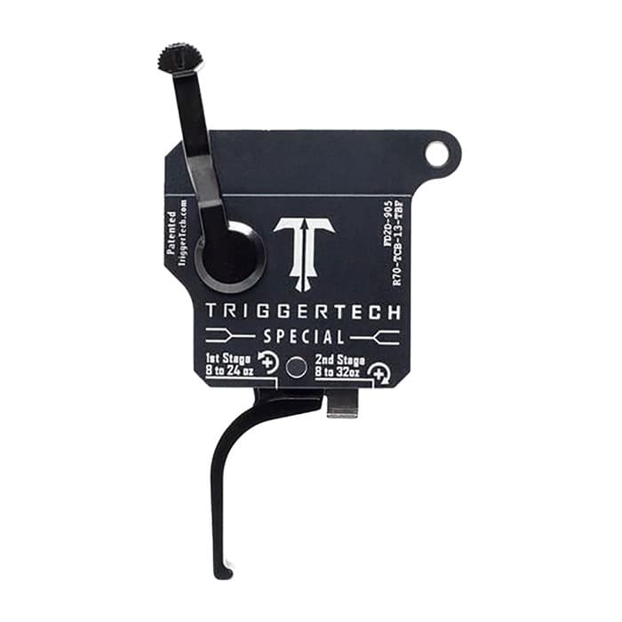 TriggerTech Rem 700 Special Two Stage Trigger PVD Pro Curved Top Safety
