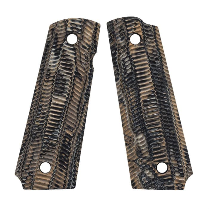 Vz Grips 1911 Government Alien Brown Burl G-10 Ambidextrous