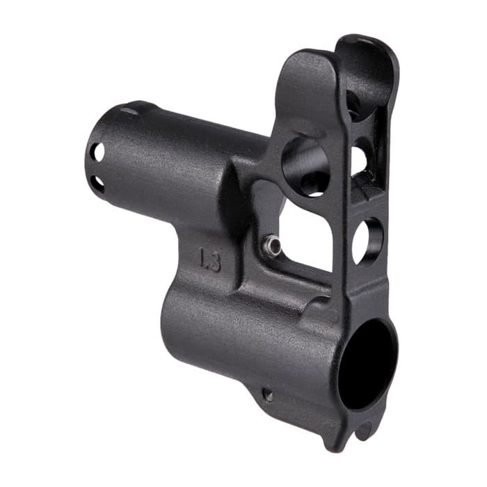 Jmac Customs Gas Block Combo Without Detent Hole Adjustable Front Sight Ready