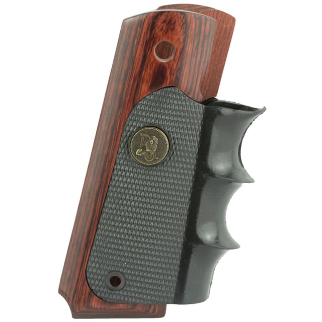 Pachmayr American Legend Grip Wraparound Rubber Rosewood Trim for 1911