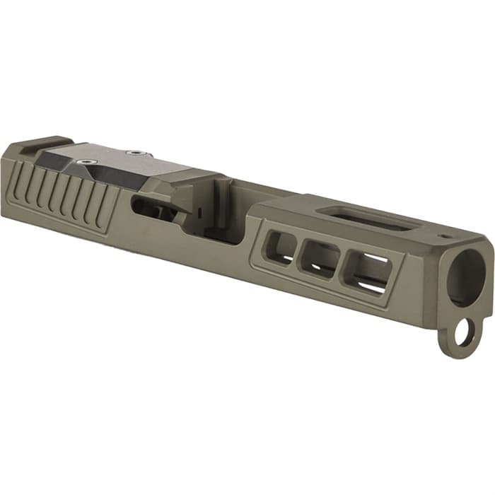 Zaffiri Precision ZPS6 Glock 19 Gen 3 Slide OD Green Optics Ready Cut