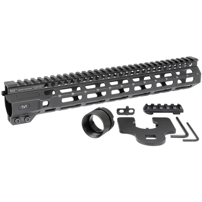 Midwest Industries M-Series Aluminum Hardcoat Anodized AR Platform Handguard 12.62"