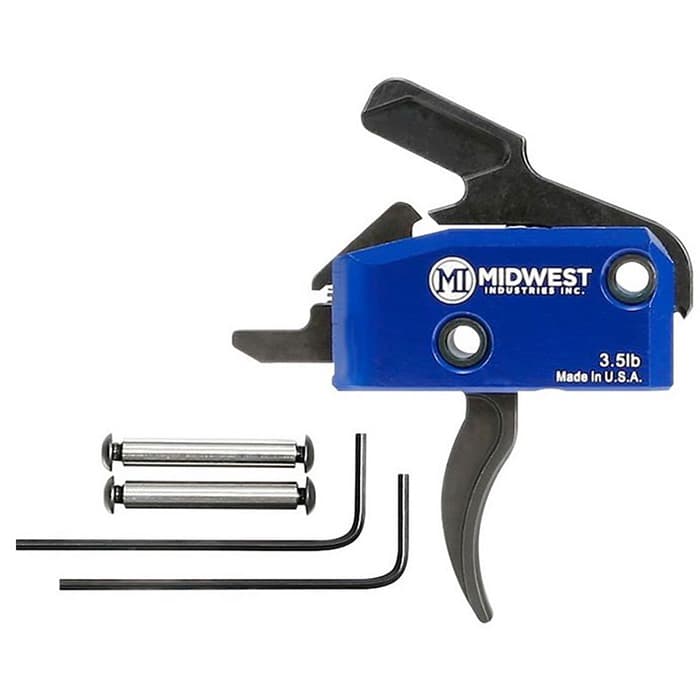 Midwest Industries Drop In Trigger AR-15 Curved 3.5lb Anti Walk Pins