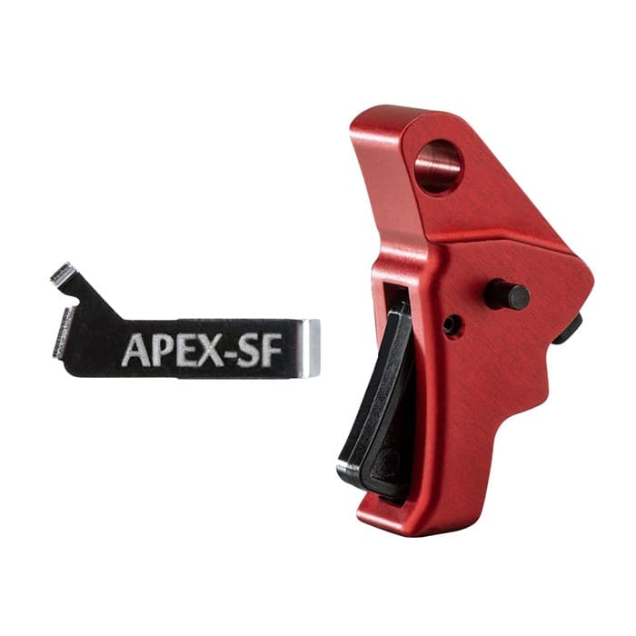 Apex Tactical ACT Enhancement Trigger Kit Without Bar for Glock Slim Frame Red