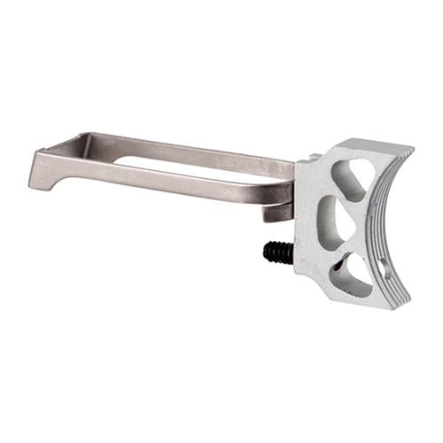 Fusion Firearms 1911 K Hole Silver Skeletonized Trigger for Government Officer