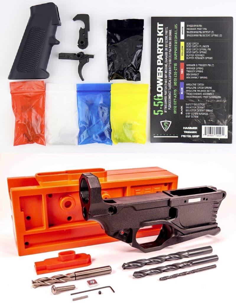 Polymer 80 RL556 V3 80% AR Lower with Tactical Superiority AR-15 LPK