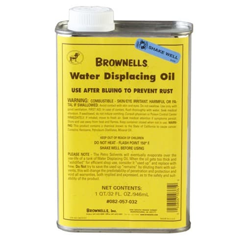 WATER DISPLACING OIL   AFTER-BLUING   RUST PREVENSION 1 QT