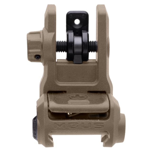 Magpul MAG1167FDE MBUS 3 Sight Rear Flat Dark Earth Flip Up for AR-10/AR-15/M4/M16/M110/SR-25