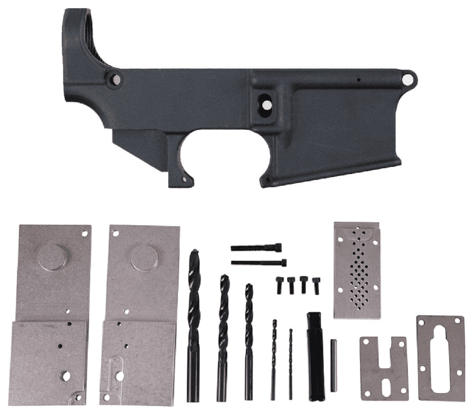 Anderson Manufacturing AM-15 80% Forged AR Lower Gen 2 Jig Kit Bundle DrillPress