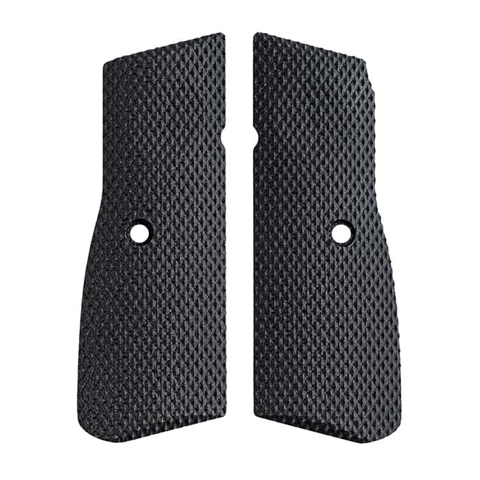 FN Hi-Power G10 Grips Textured Factory Replacement Ambidextrous Safety Cut