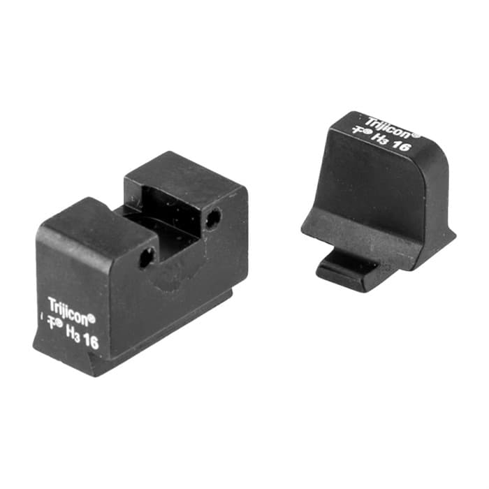 Trijicon Suppressor/Optic Height Sights Green/Tritium White Outline for Springfield XD/XD-M/XD Mod.2/XD-S