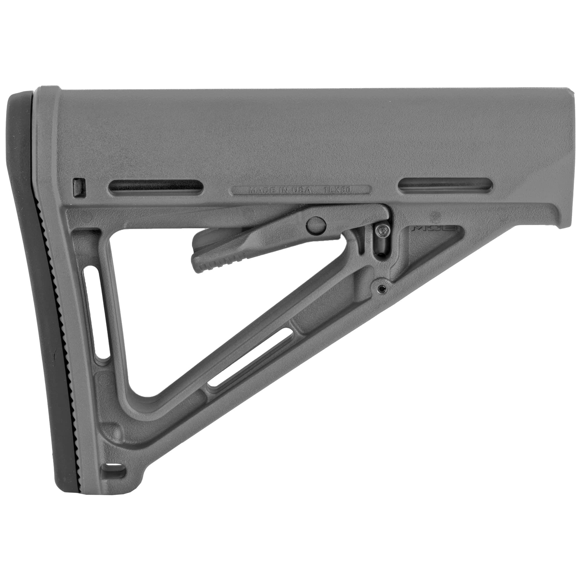 Magpul MAG400-GRY MOE Carbine Stock Stealth Gray Synthetic for AR-15, M16, M4 with Mil-Spec Tube (Tube Not Included)
