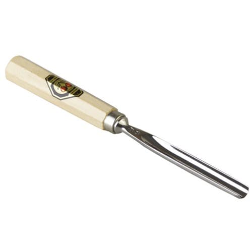 Brownells Gouge Curved Wood Handle 8mm Two Cherries Chisel