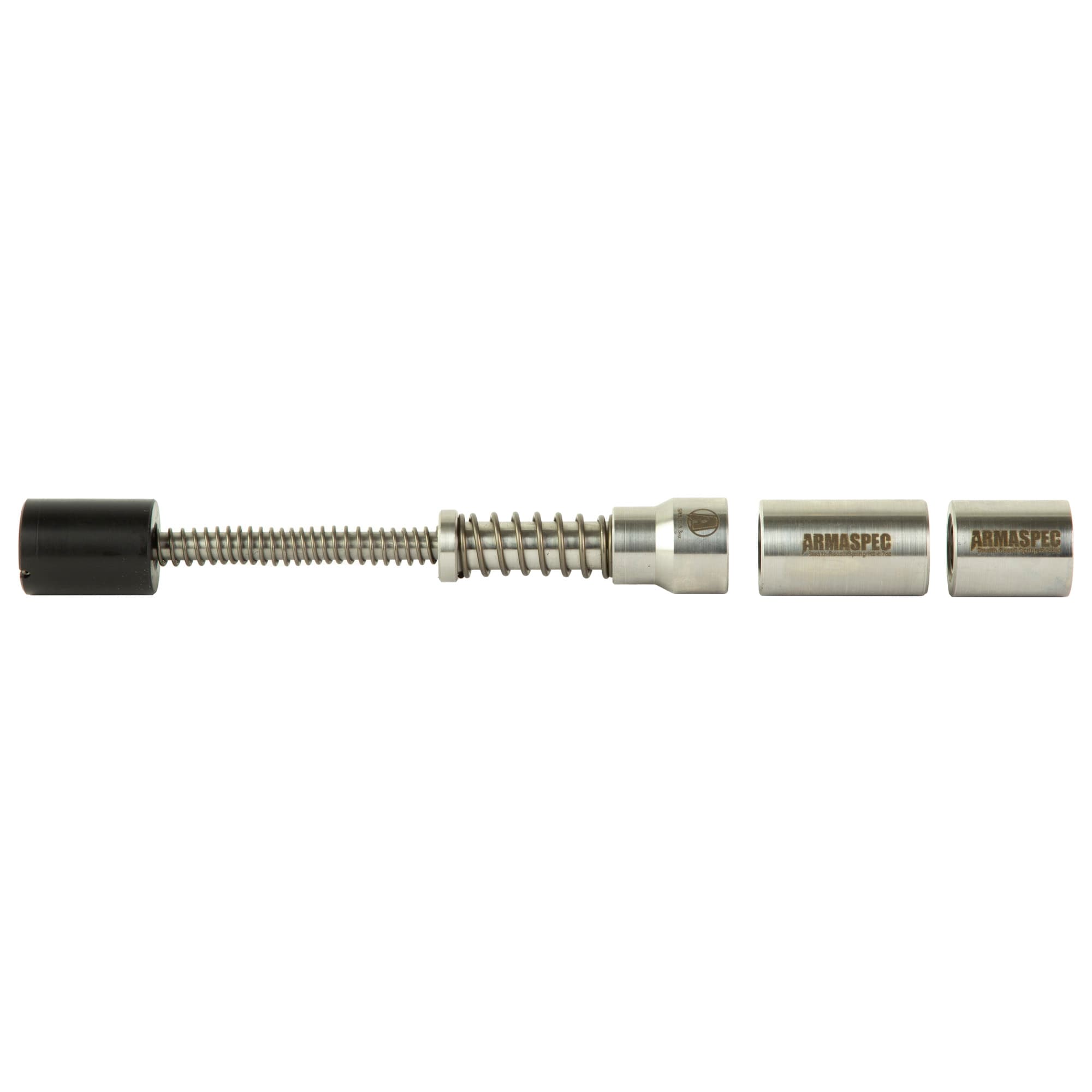 Armaspec, Stealth Recoil Spring, SRS, AR Buffer Replacement Kit, Contains Drop-In Recoil Spring, C, H, and H2 Buffer Weights, Black
