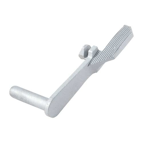 John Masen Extended Gray Slide Stop Sr For 1911 Government Matte Gray .451-.454