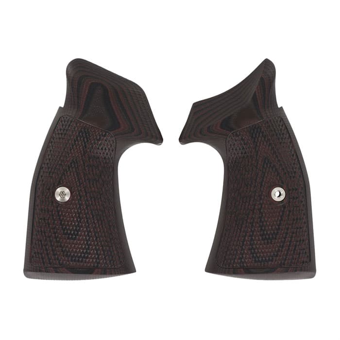 VZ Grips Smith & Wesson K Frame Tac Diamond Square Grip Black Cherry
