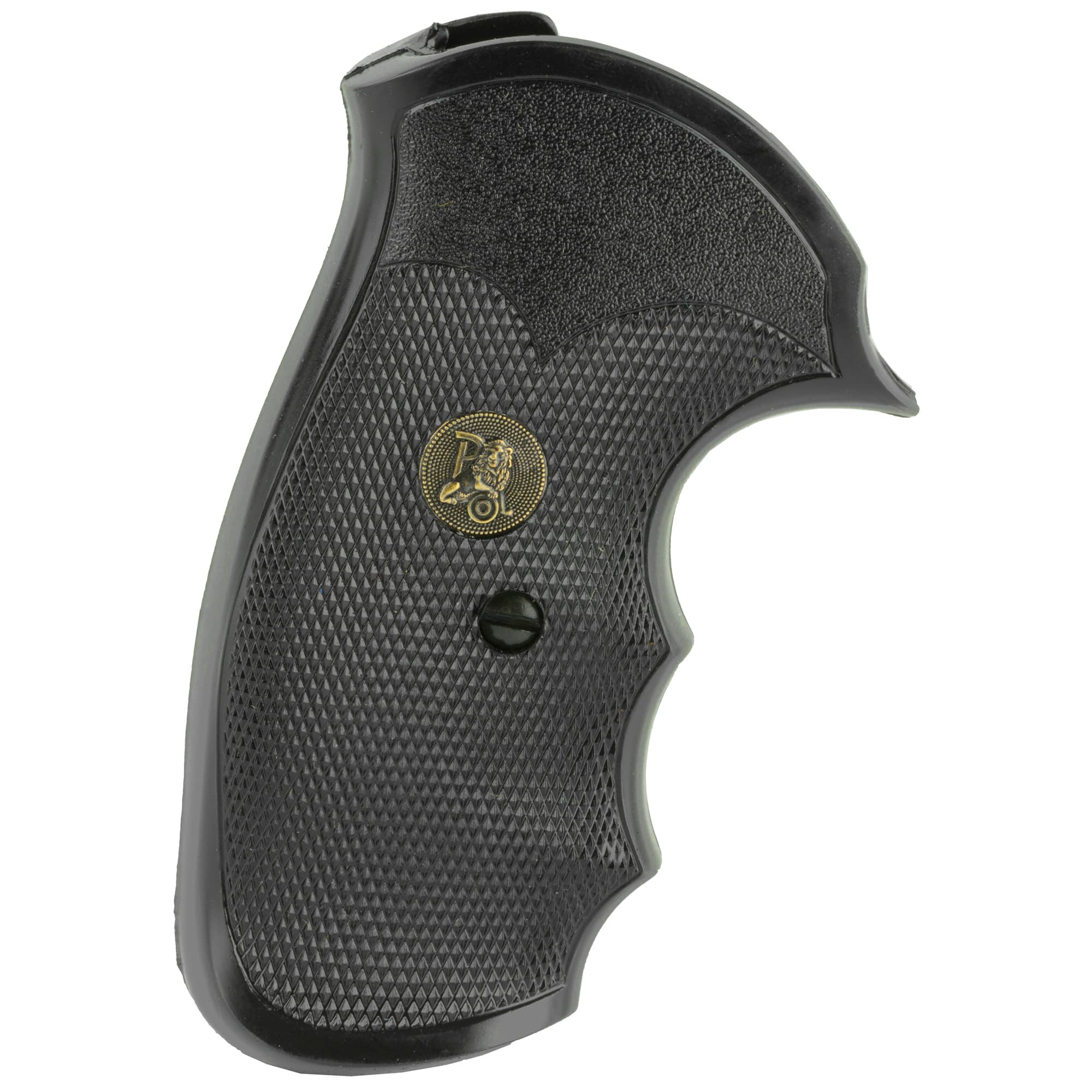 Pachmayr Gripper Checkered Rubber Finger Grooves for S&W J Frame Round Butt