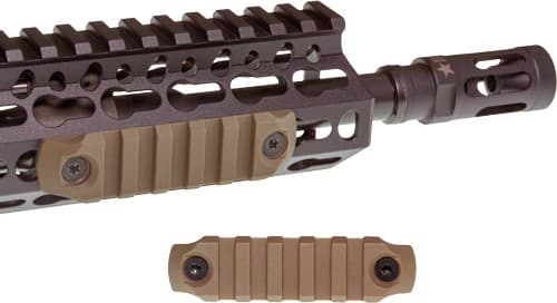 Bravo Company USA KeyMod Picatinny Rail Section Nylon Flat Dark Earth