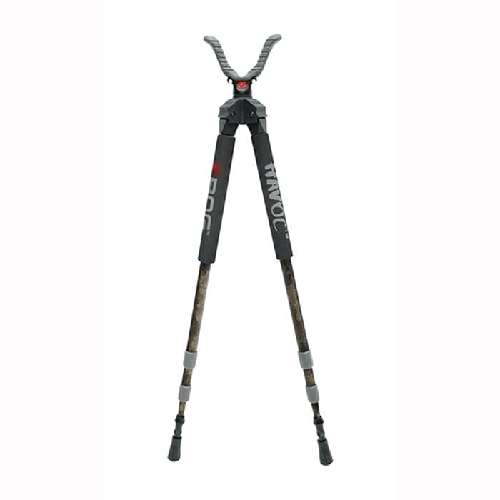 BOG Gear Havoc Bipod Veil Alpine Green Aluminum Foam Grip Rubber Feet 21-50"