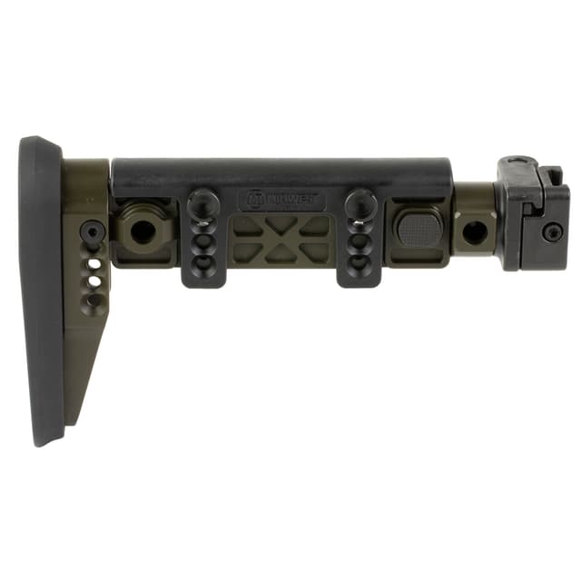 Midwest Industries AK Alpha Folding Stock Olive Drab Green 1913 Picatinny Rail
