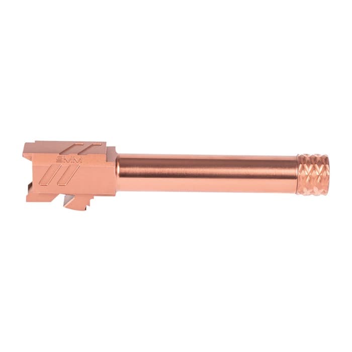 ZEV Technologies BBL-19-PRO-TH-BRZ Match Barrel 9mm Luger 5 Inch Bronze Finish