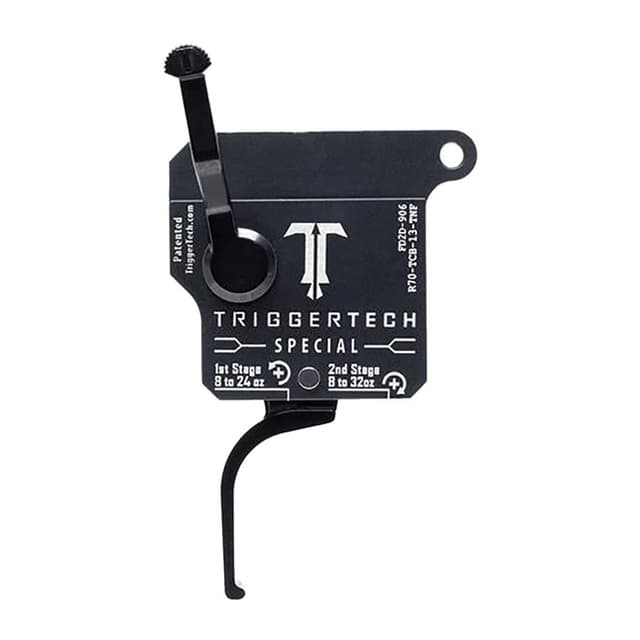 TriggerTech Two-Stage Flat Trigger 1-3.50 lbs Draw Weight Matte Gray for Remington 700