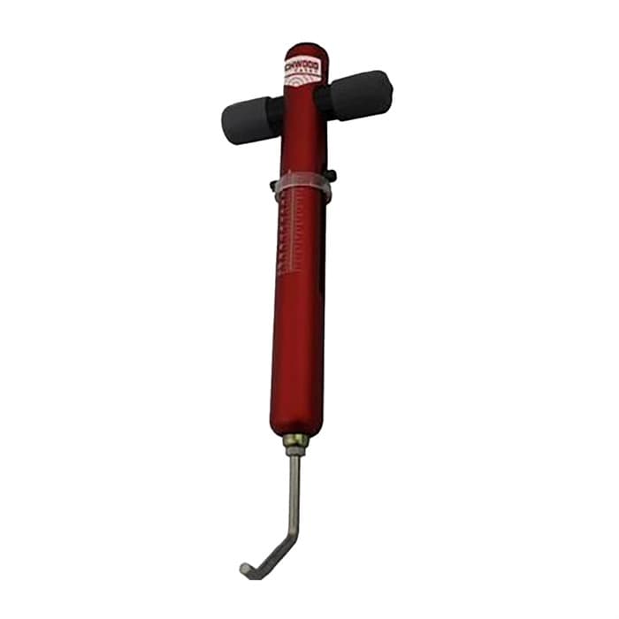 Birchwood Casey TRGSCL Trigger  Scale  Red Aluminum Body with Stainless Steel Trigger Pull & Rubber Black Handle for Firearms