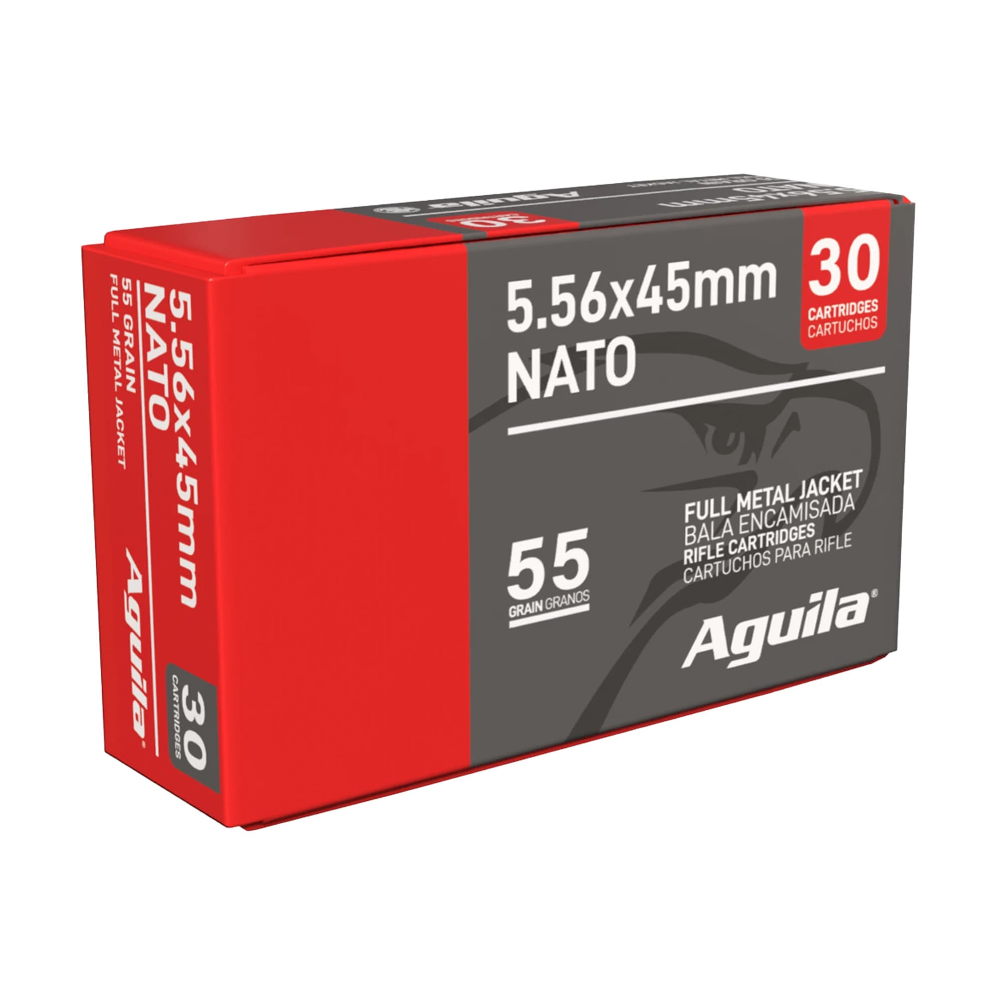 Aguila 5.56 NATO Full Metal Jacket 55 Grain 30 Rounds