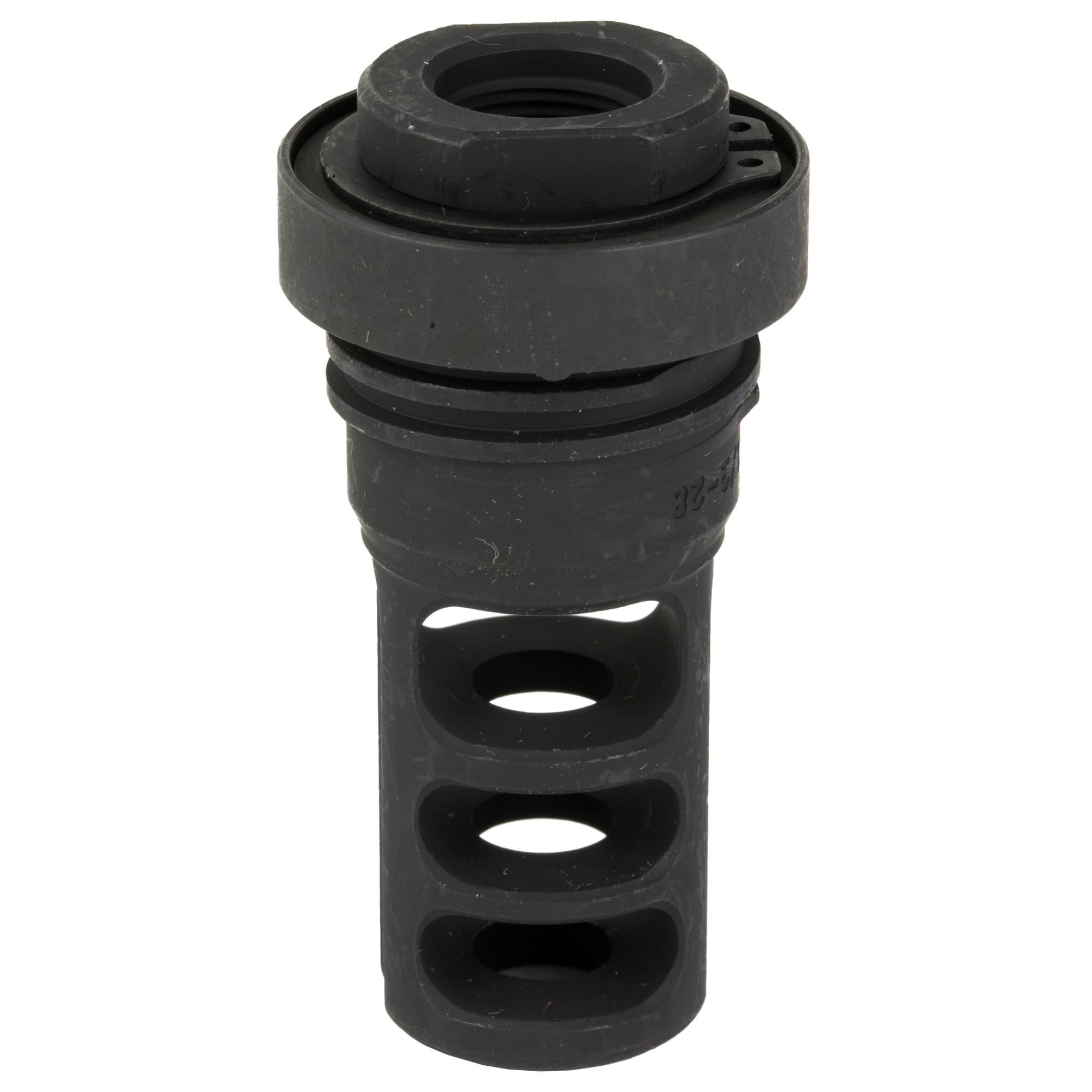 Yankee Hill 5M2QD QD Muzzle Brake Black Steel with 1/2"-28 tpi Threads & 2.50" OAL for 5.56x45mm NATO AR-Platform