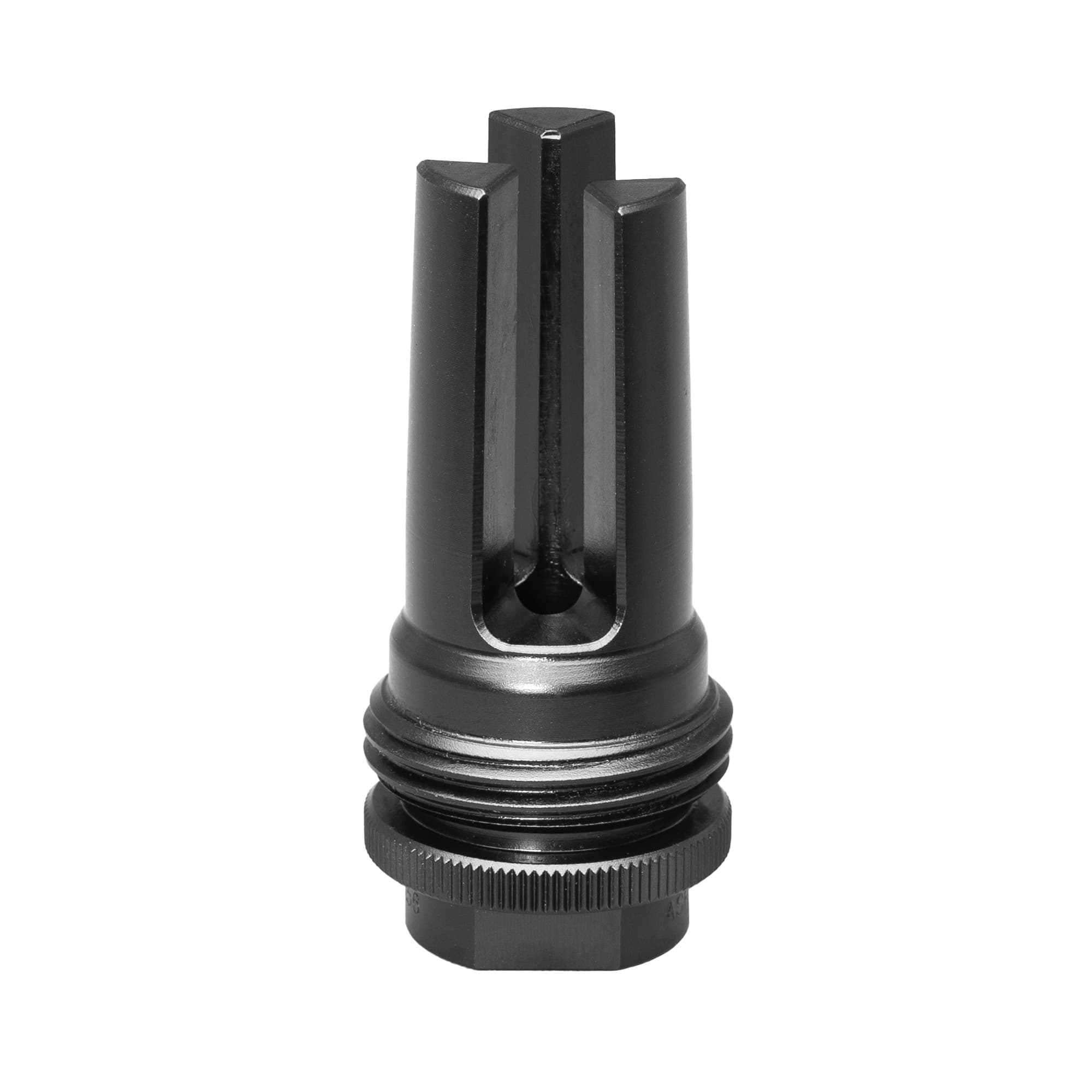 SilencerCo AC1283 ASR Flash Hider Black Steel with 1/2"-28 tpi Threads for 7.62mm